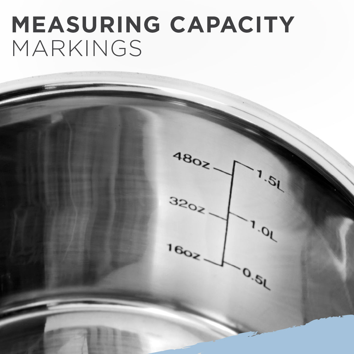 Stainless Steel Pro 3-Piece Sauce Pan Set
