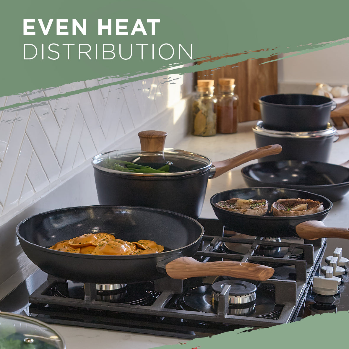 Sherwood 5-Piece Mixed Pan Set