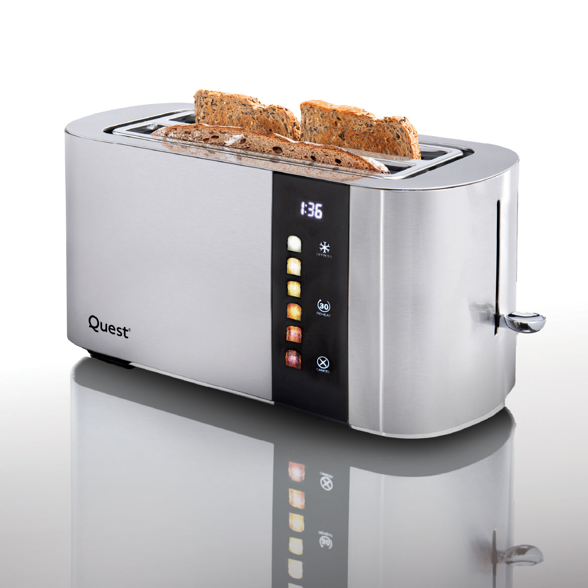 4 Slice Digital Toaster - Stainless Steel