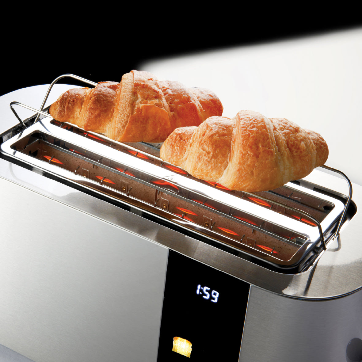 4 Slice Digital Toaster - Stainless Steel