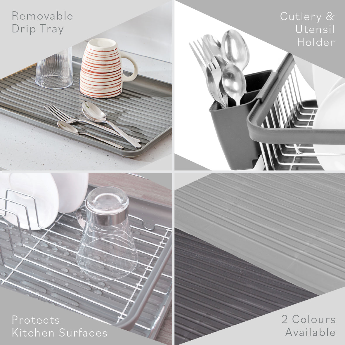 Dish Drainer - Grey