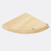 28cm Wooden Floating Corner Shelf