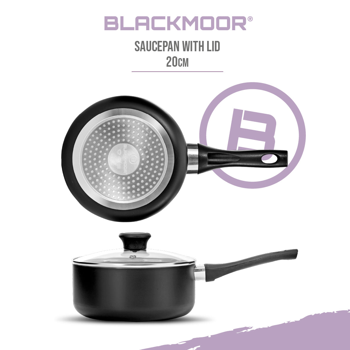 Essentials 20cm Sauce Pan with Lid