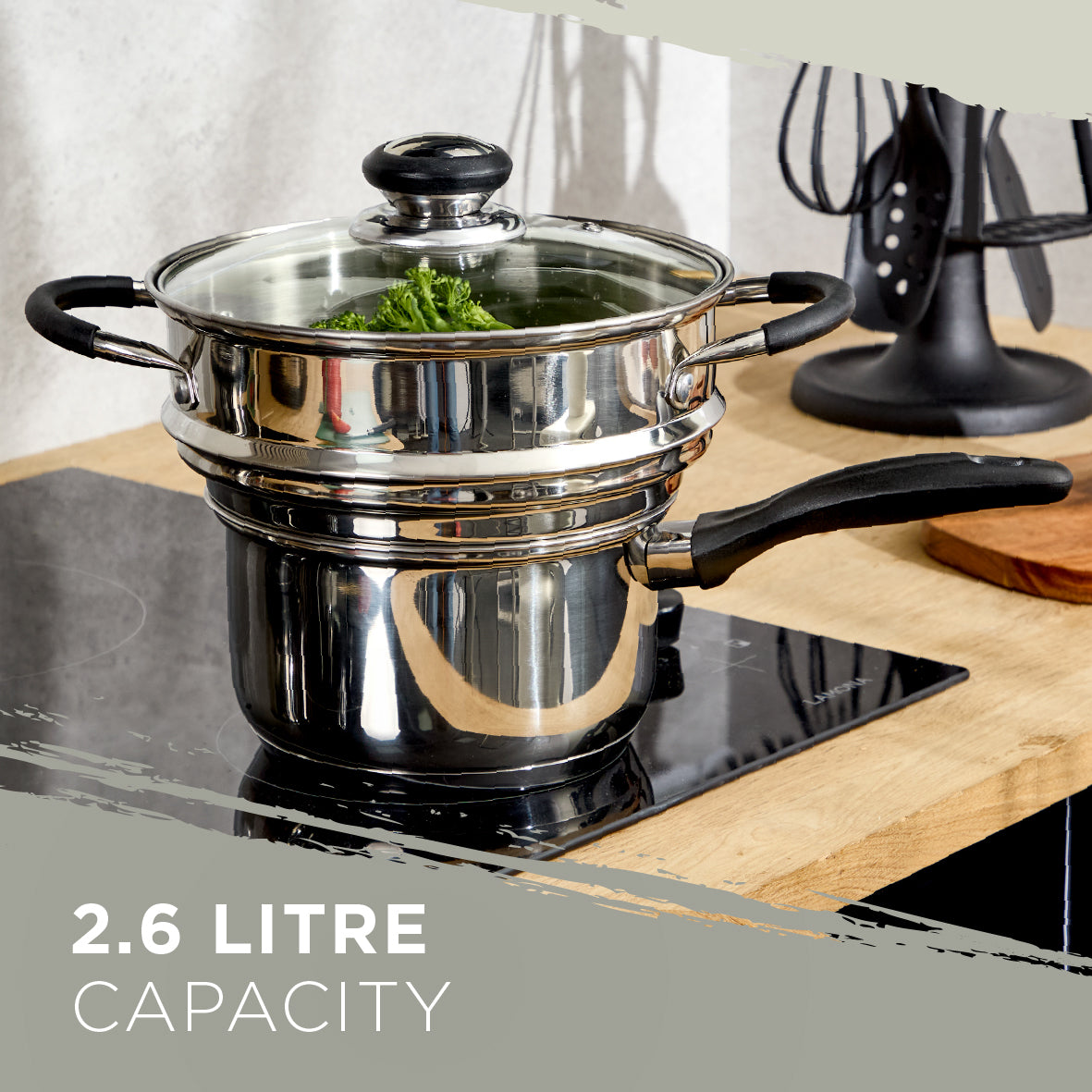 Stainless Steel Necessities Food Steamer