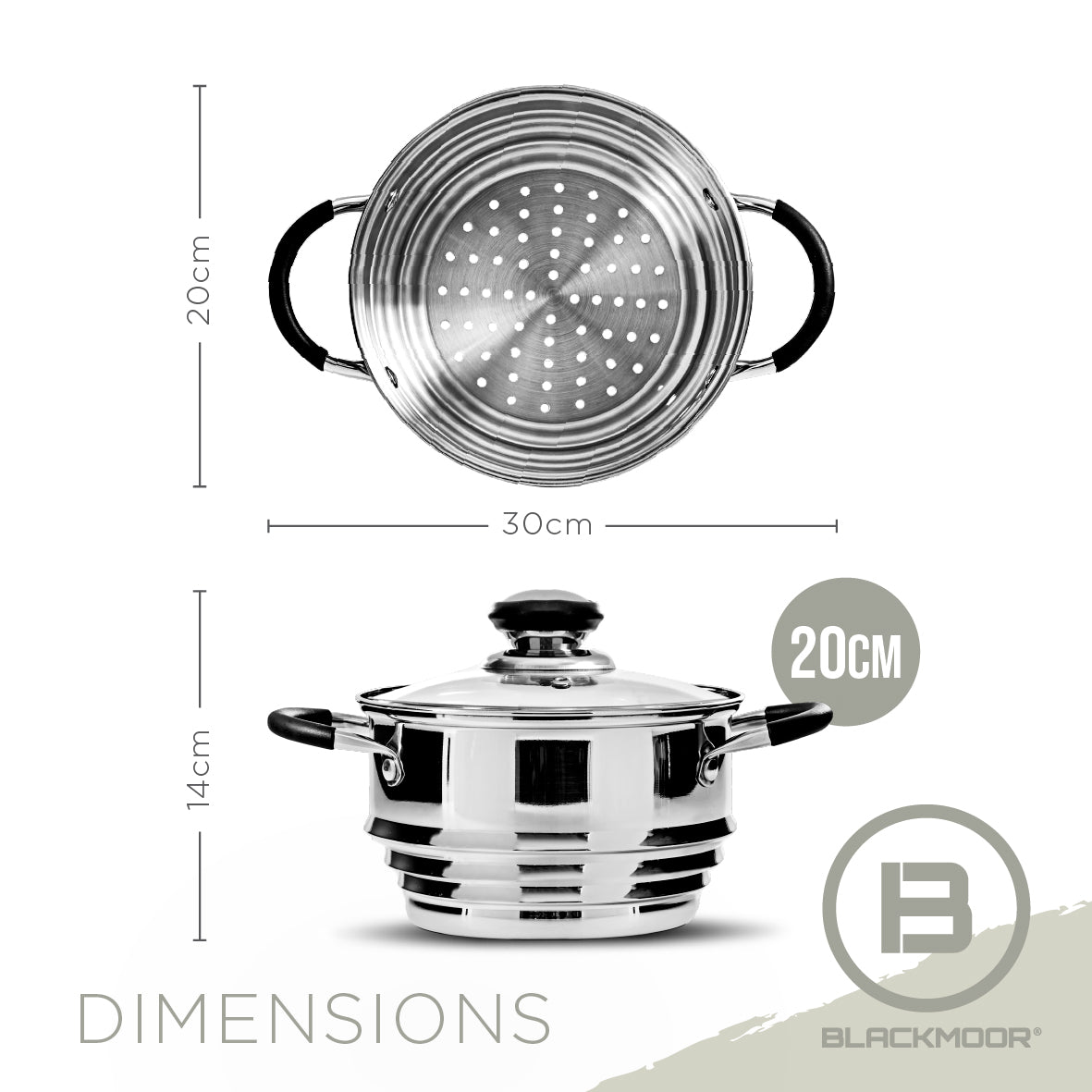 Stainless Steel Necessities Food Steamer