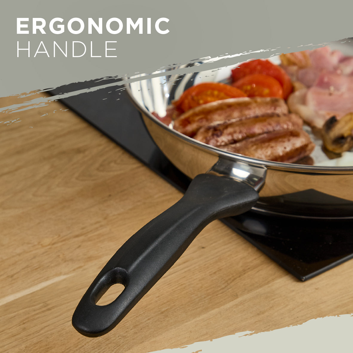 Stainless Steel Necessities 24cm Frying Pan