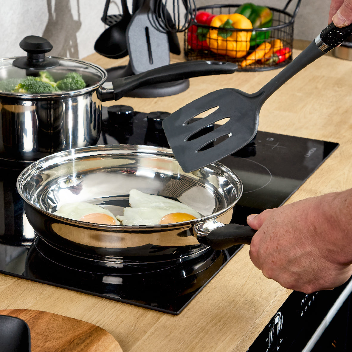 Stainless Steel Necessities 24cm Frying Pan