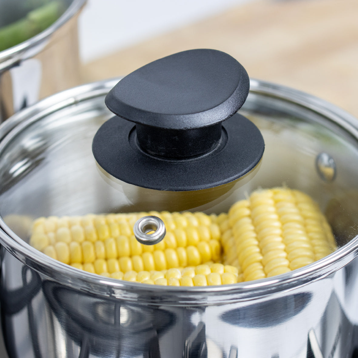 Stainless Steel Necessities 16cm Saucepan with Lid