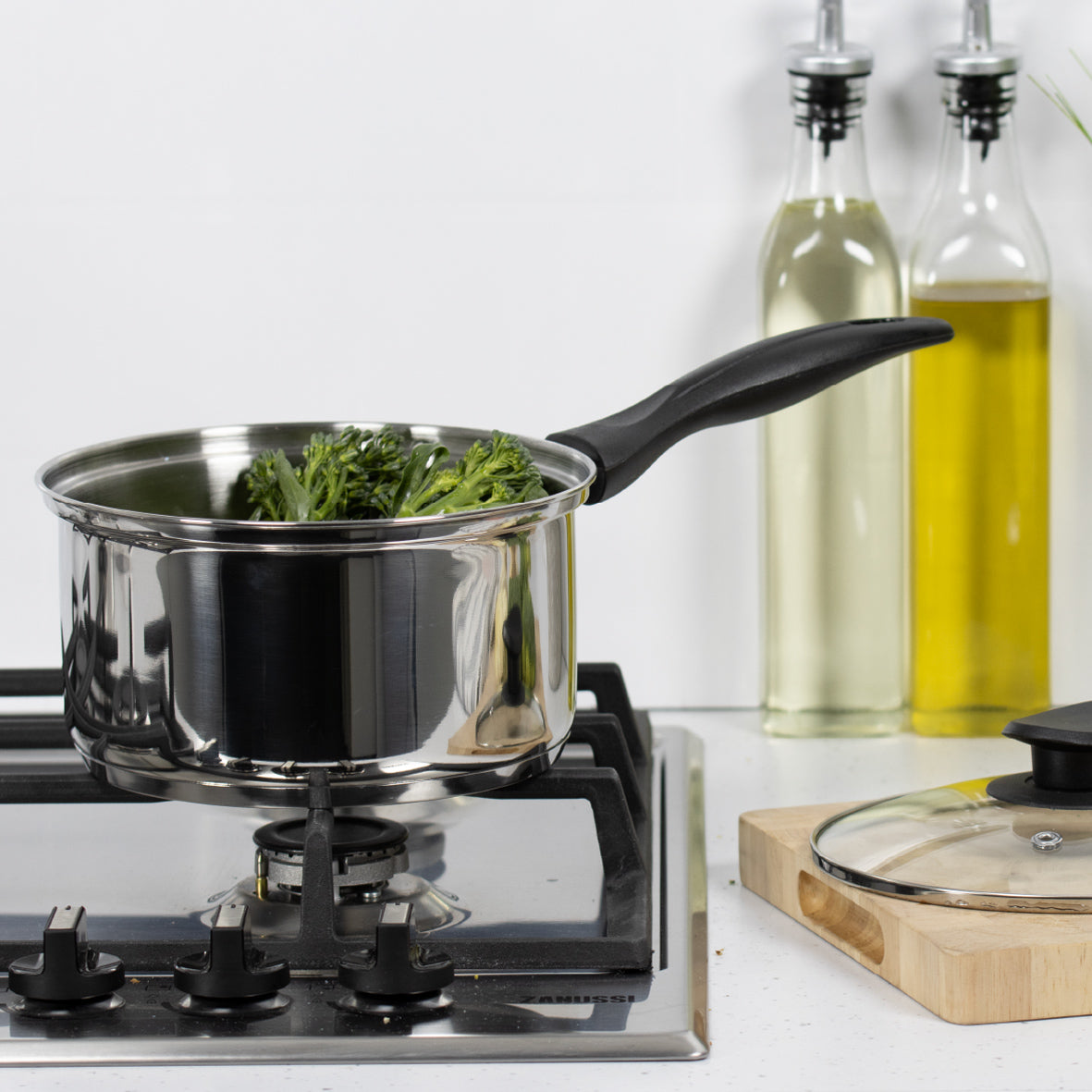 Stainless Steel Necessities 20cm Saucepan with Lid