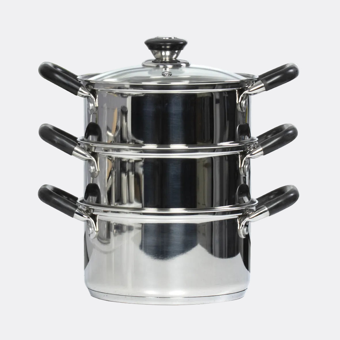 Stainless Steel 3 Tiered Food Steamer