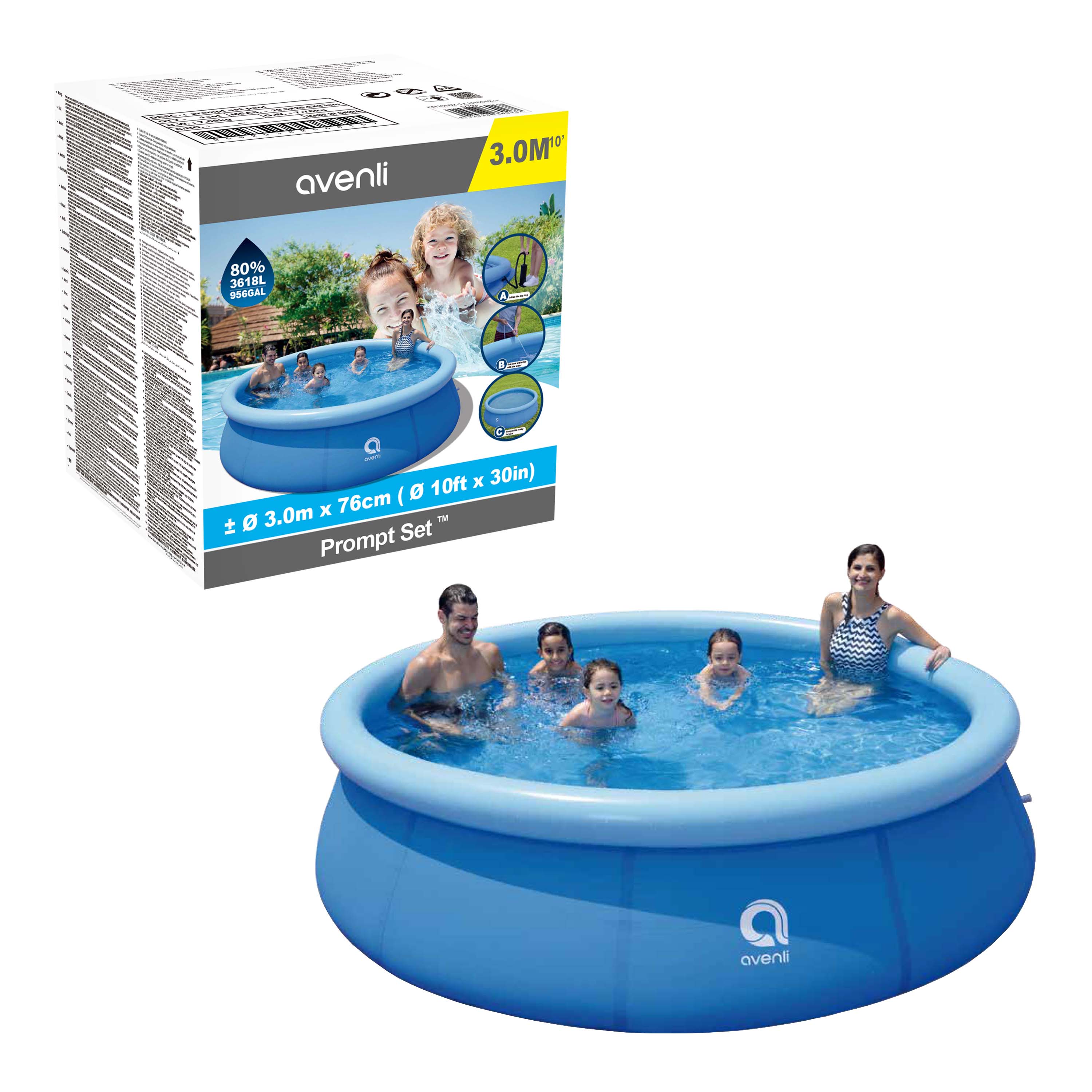 10ft Inflatable Swimming Pool