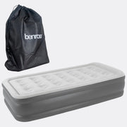 High Raised Single Air Bed with Built in Pump