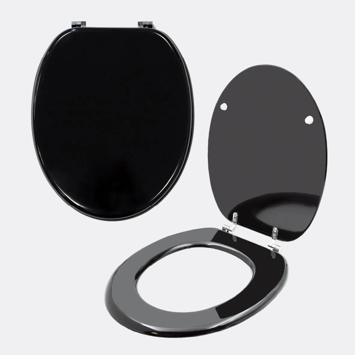 Black Gloss Toilet Seat