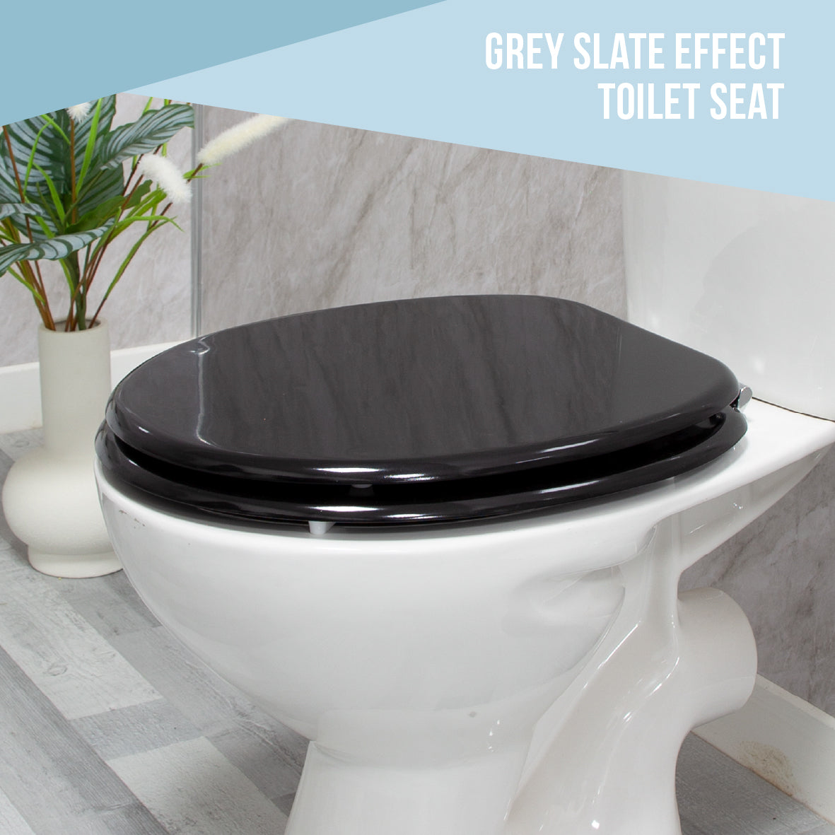 Black Gloss Toilet Seat