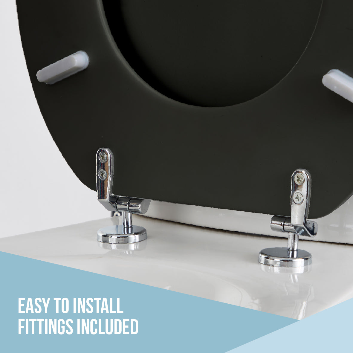 Black Gloss Toilet Seat