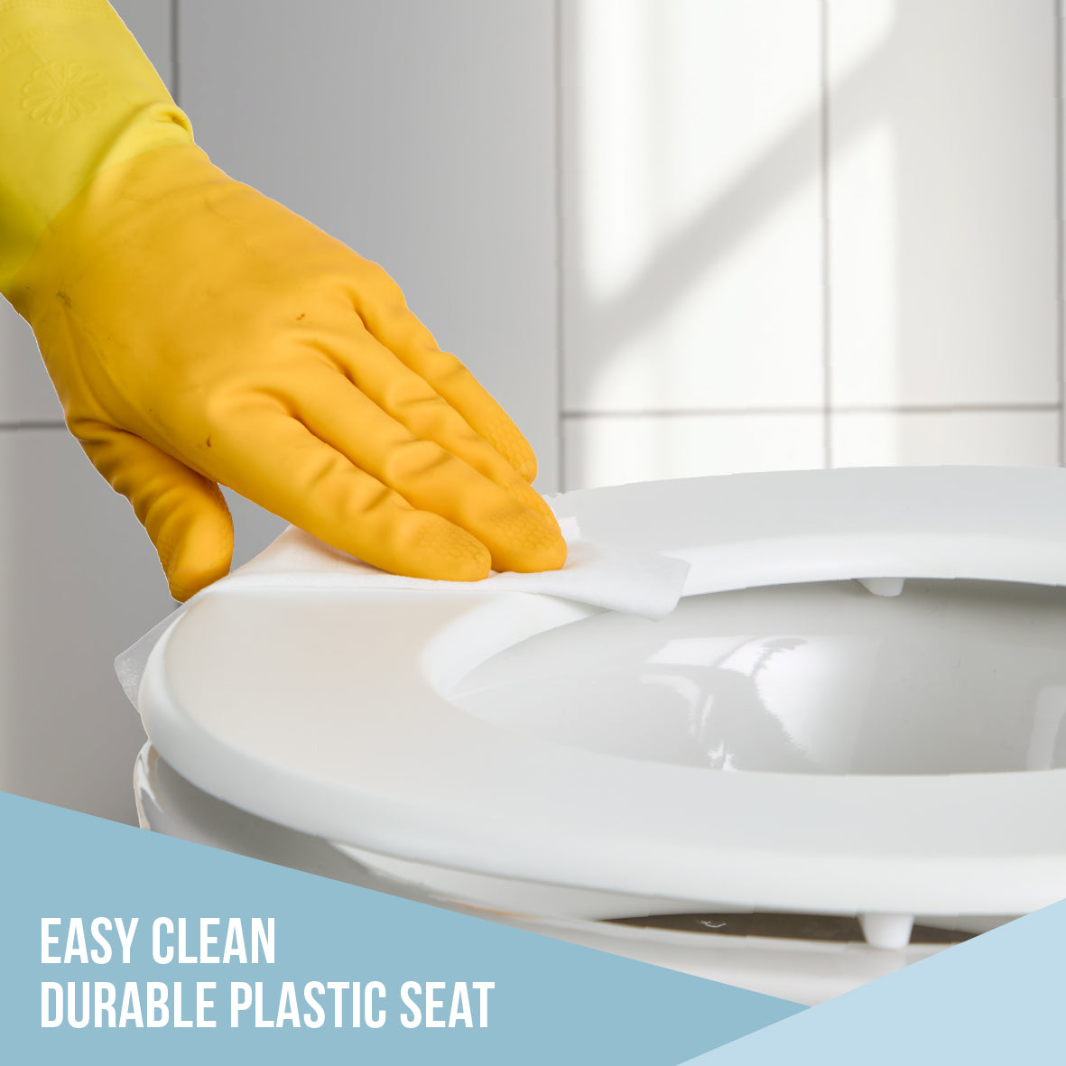 Tongue and Groove White Toilet Seat