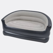 2 Person Inflatable Armchair Sofa - Dark Grey