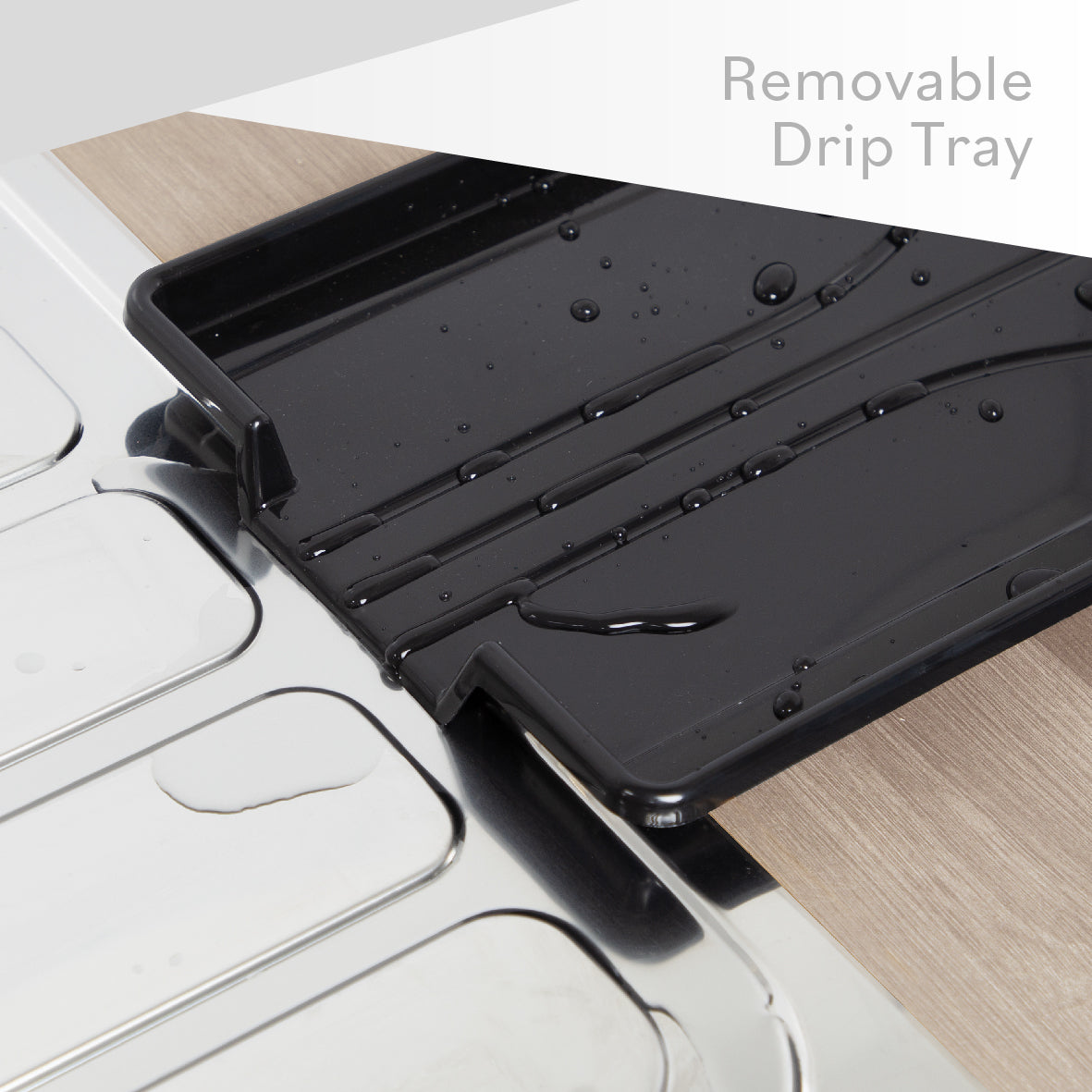 2-Tier Dish Drainer - Black