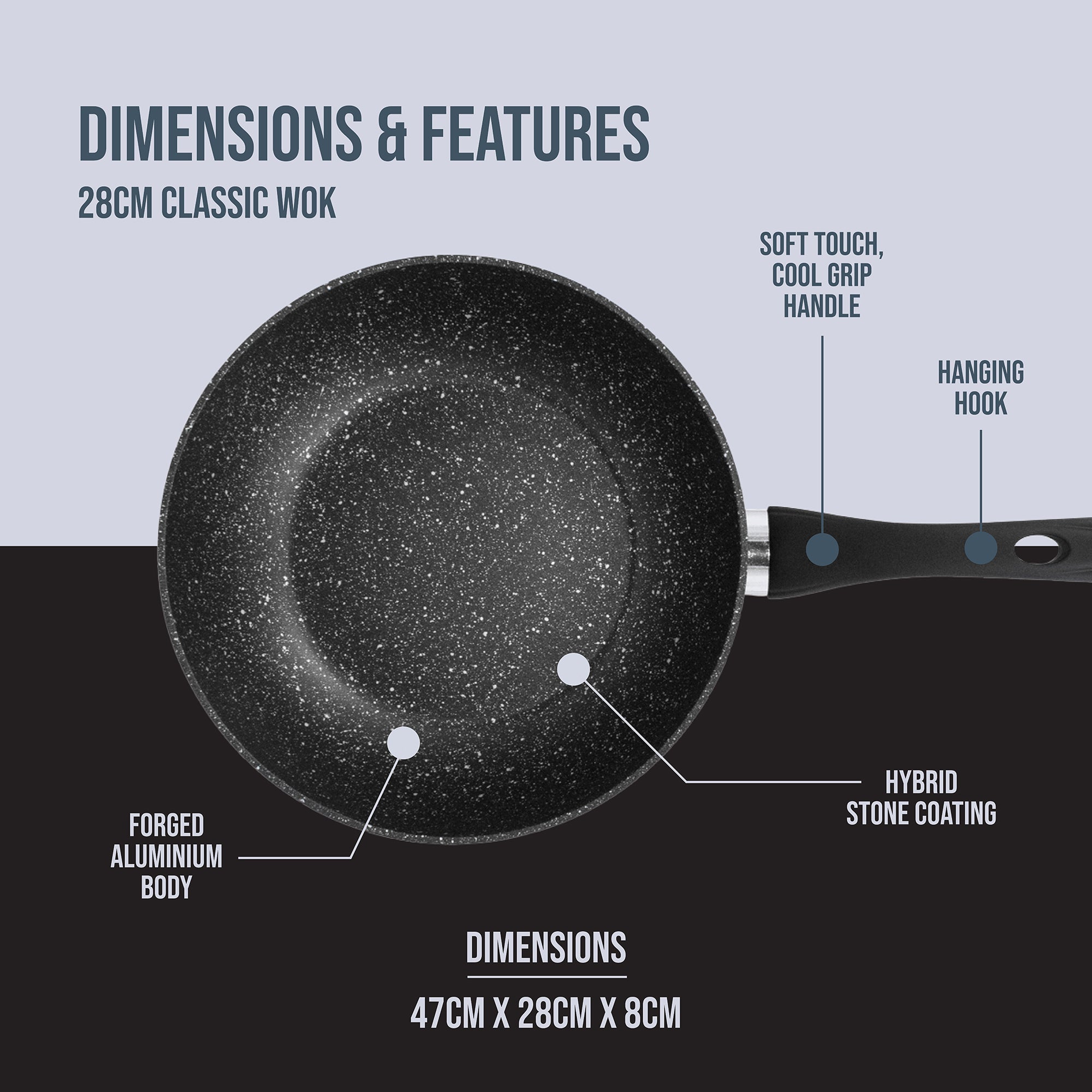 Classic Wok and Griddle Pan Set