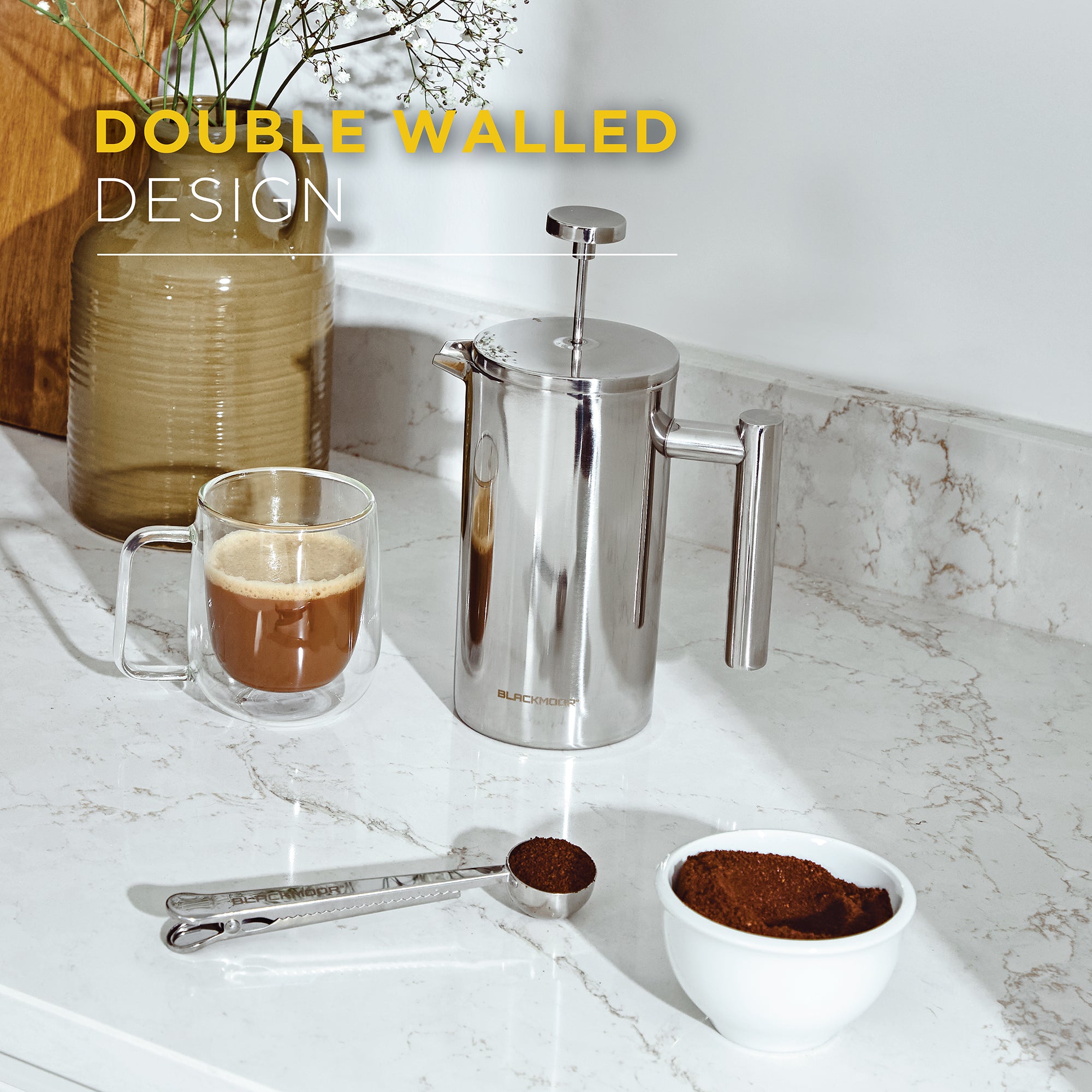 800ml Stainless Steel Cafetière