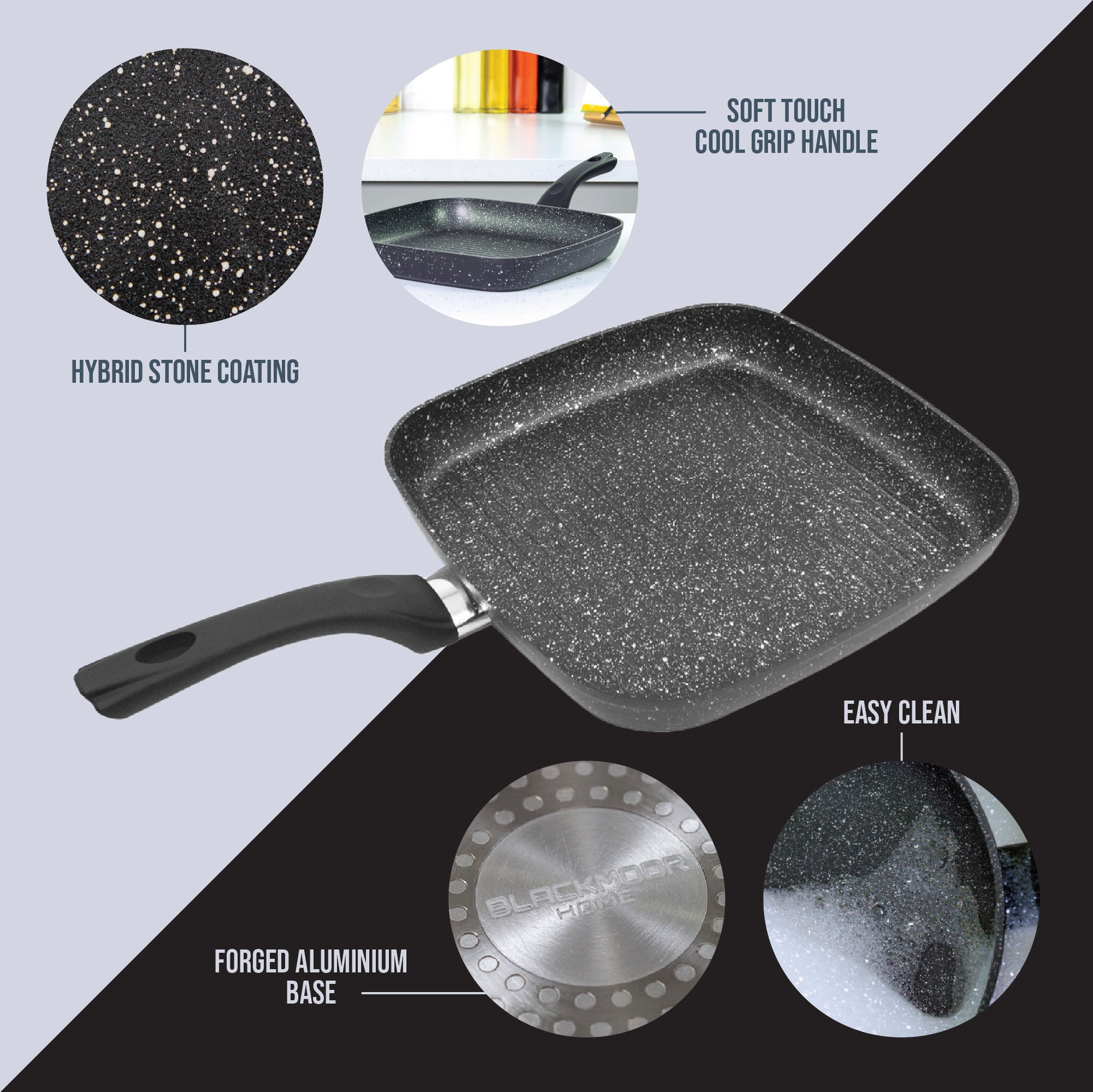 Genuine! SCANPAN Classic 28 x 28cm Non-stick Square Grill Pan Griddle! RRP $349! | UK Genuine! SCANPAN Classic 28 x 28cm Non-stick Square Grill Pan Griddle! RRP $349! | UK