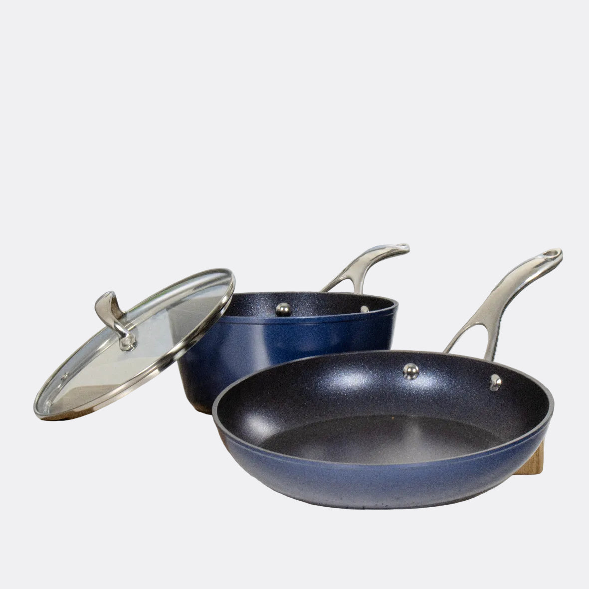 Pro 2 Piece Frying Pan & Saucepan Set