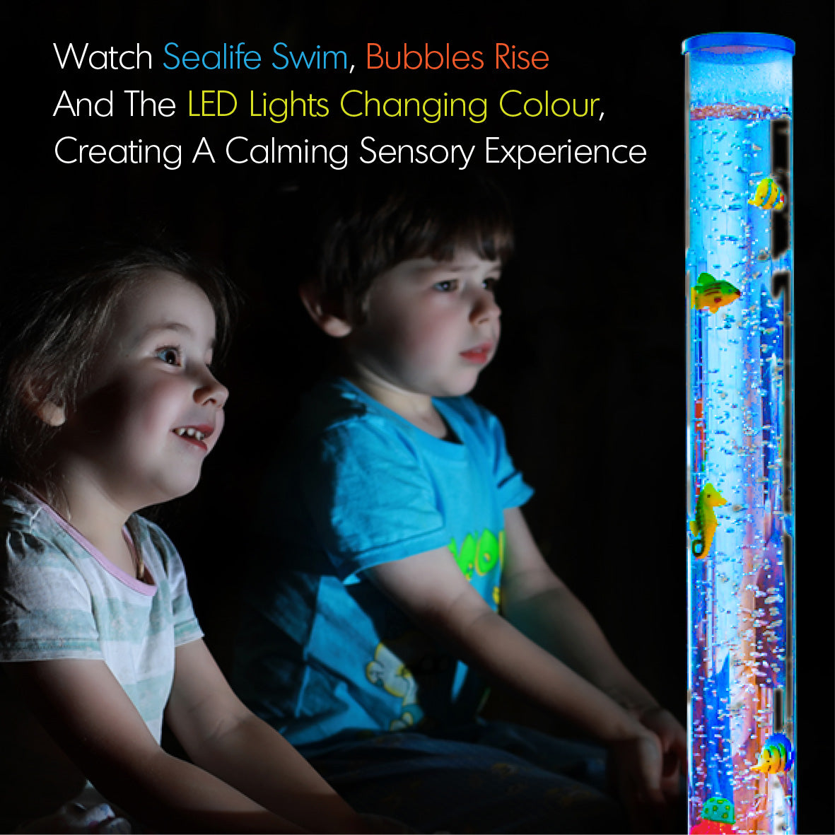 90cm Fish Bubble Lamp