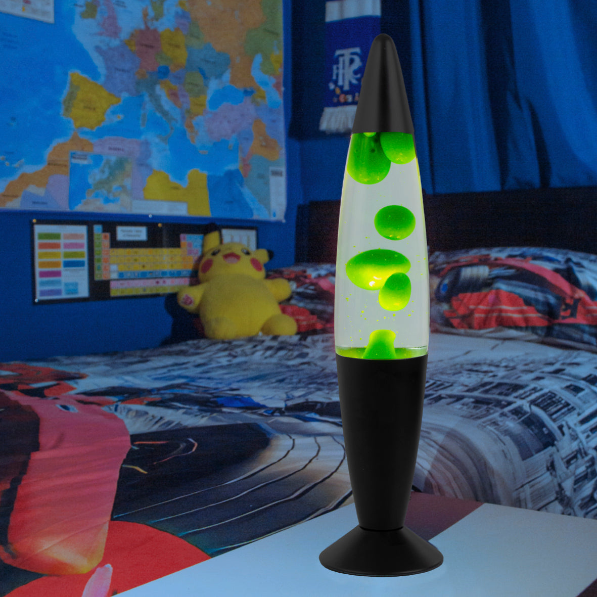 40cm Green & Black Lava Lamp