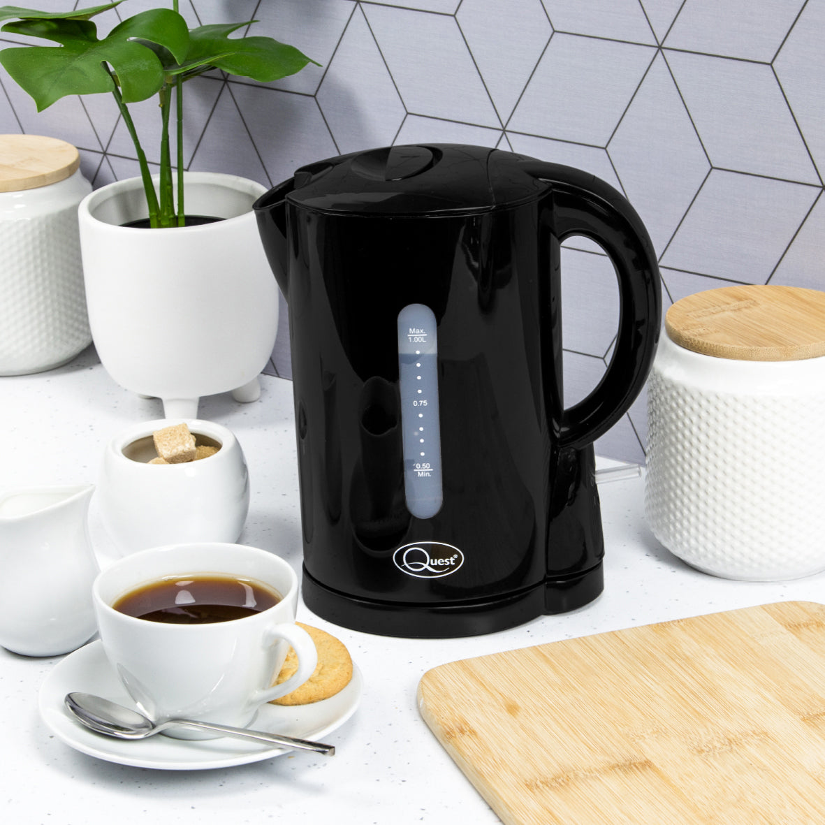 1L Jug Kettle - Black