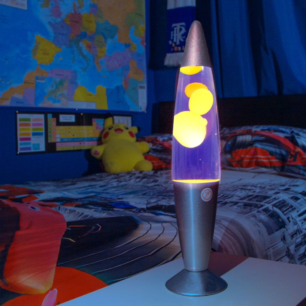 40cm Purple & Yellow Lava Lamp