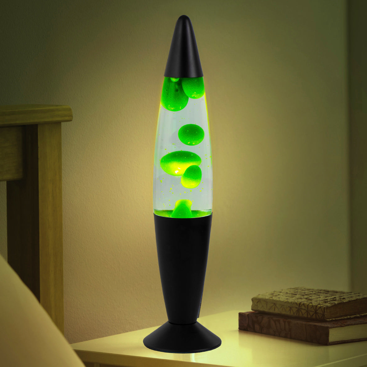 40cm Green & Black Lava Lamp