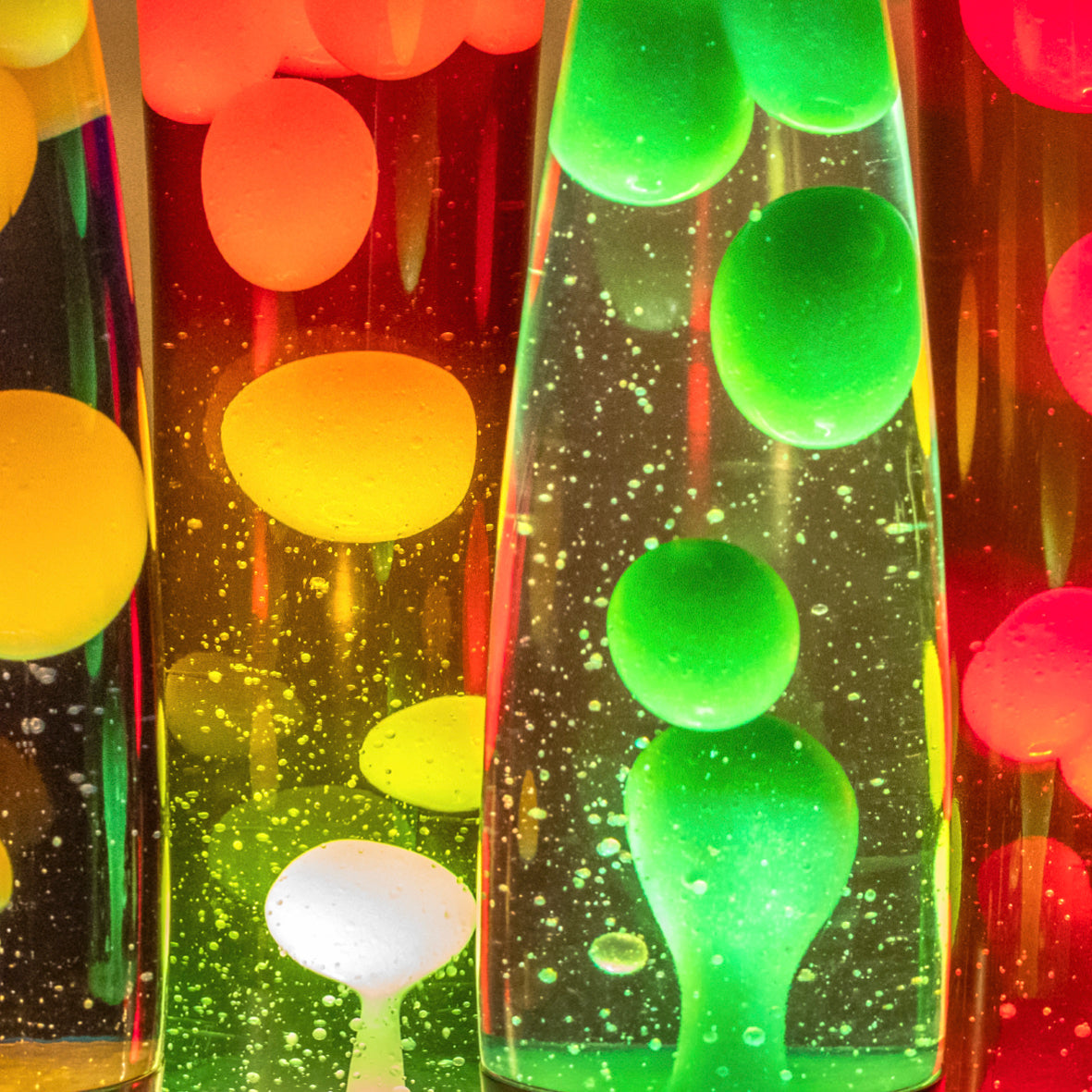 40cm Green & Black Lava Lamp