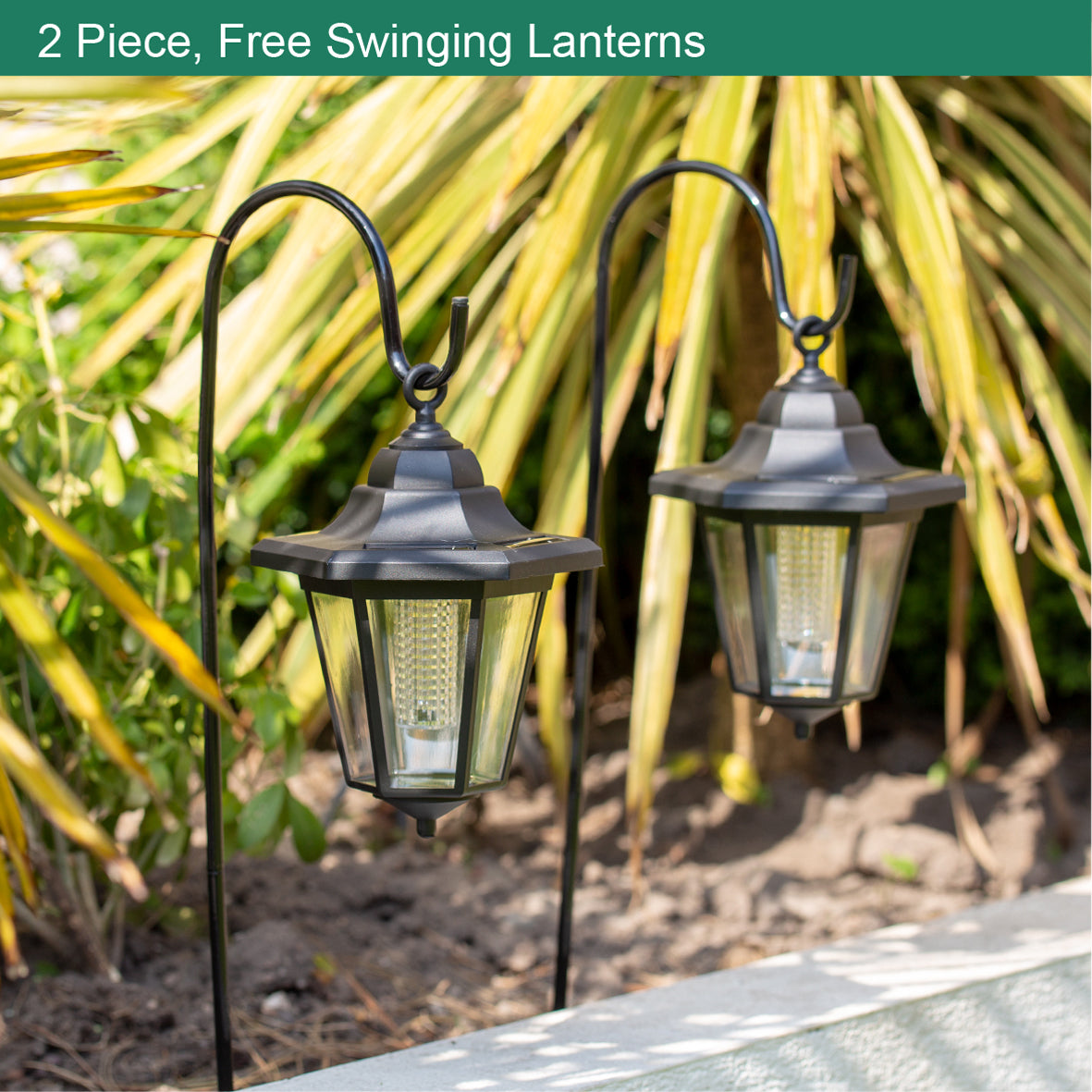2 Pack Solar Shepherd Lanterns