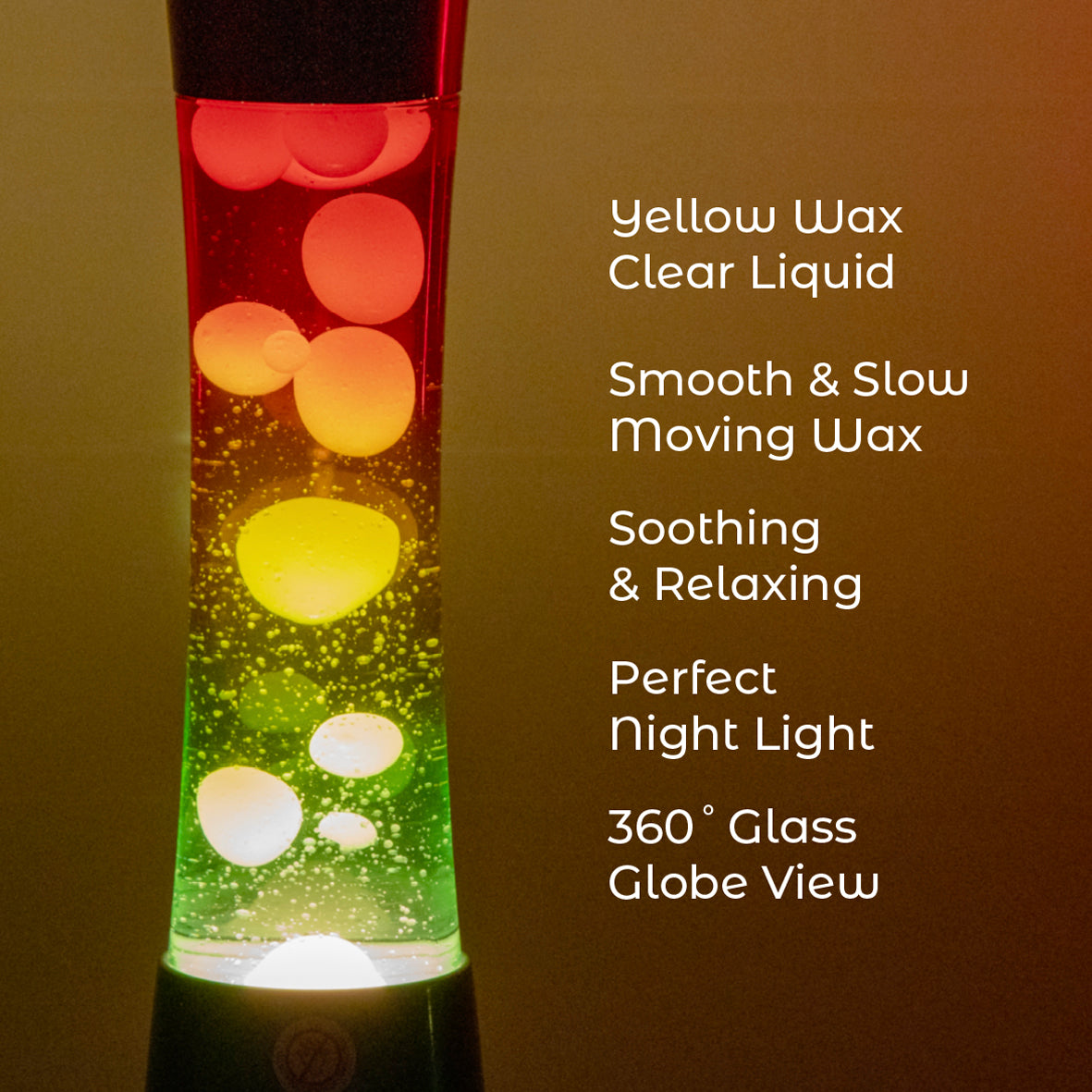 40cm Rainbow Lava Lamp