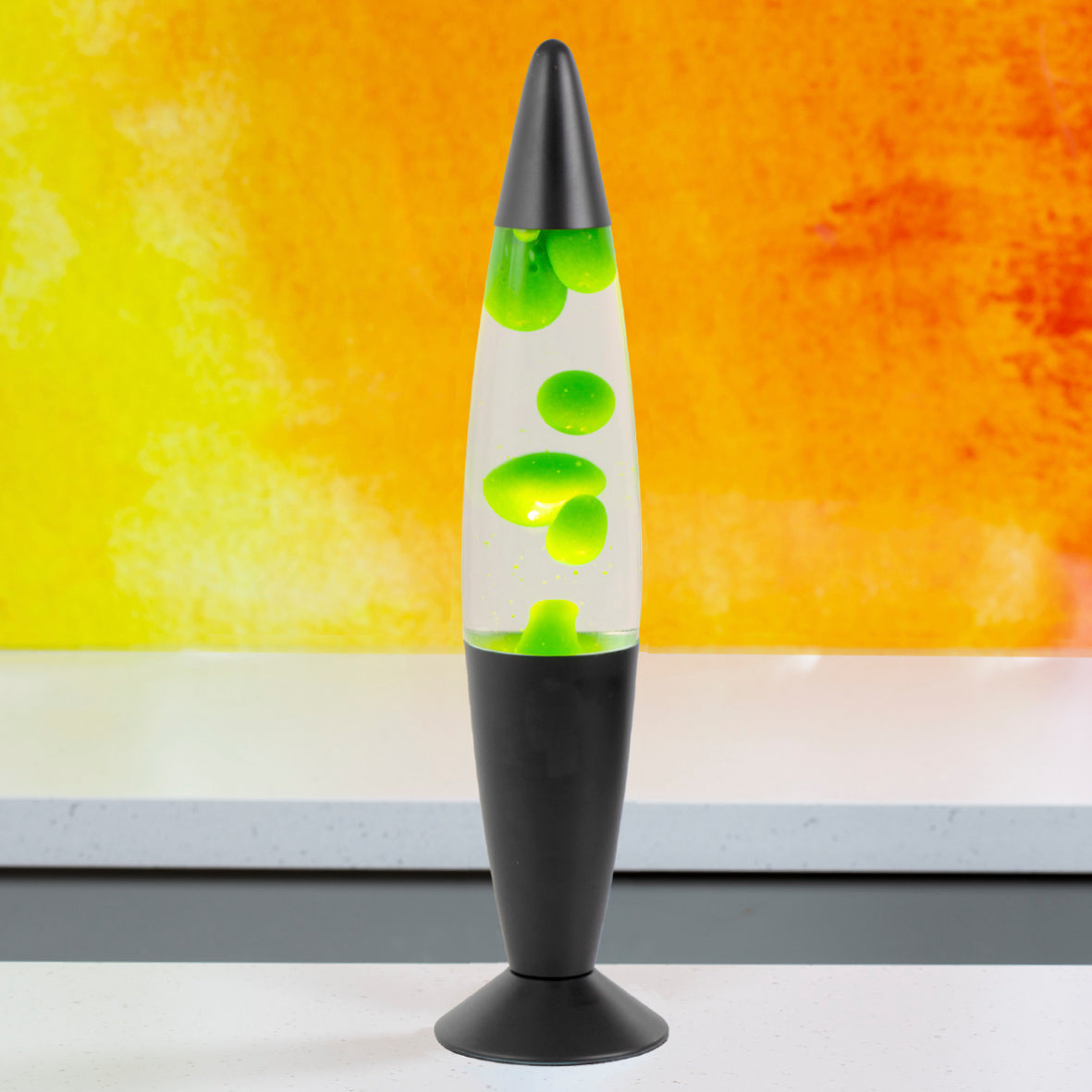 40cm Green & Black Lava Lamp