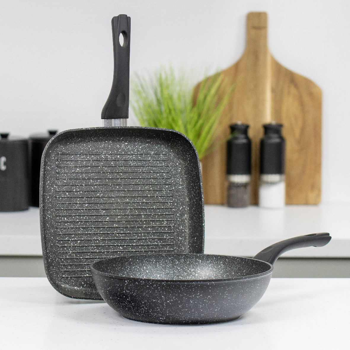 Classic Wok Griddle Pan Set