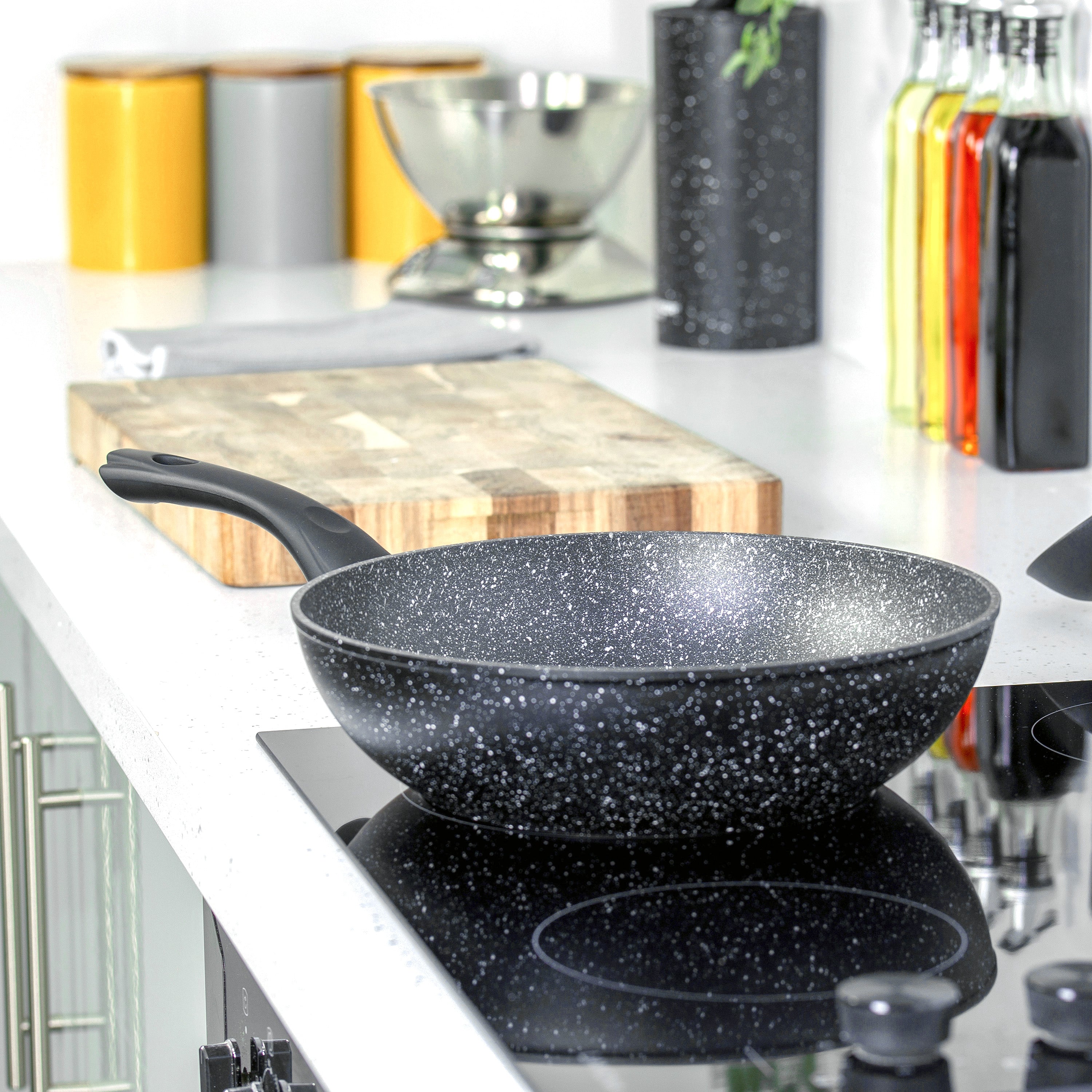 Classic 8-Piece Black Non Stick Pan Set