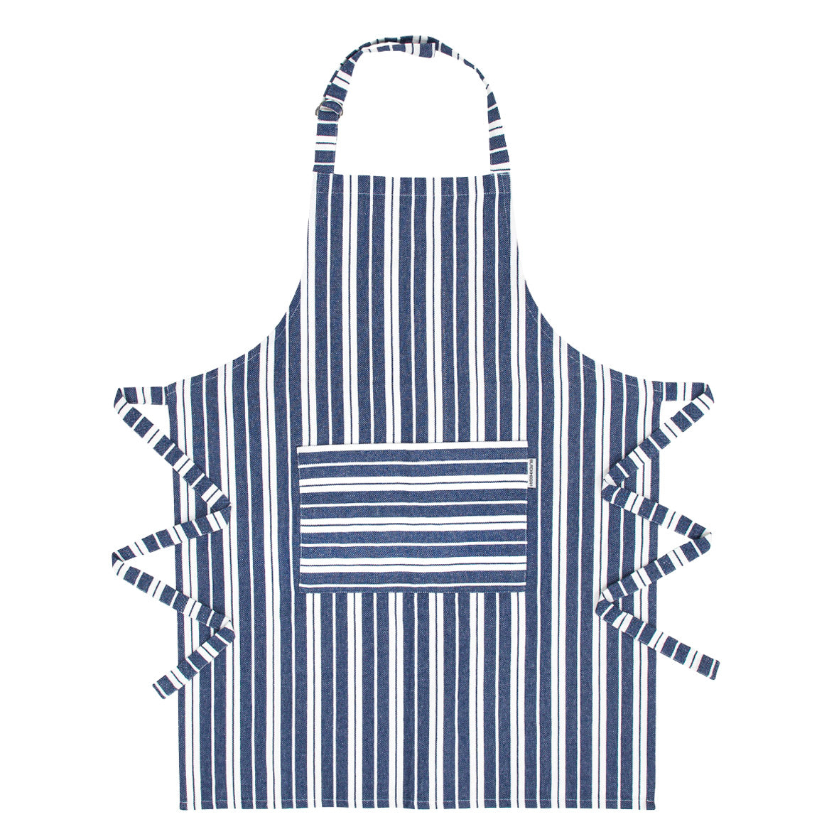Kitchen Apron with Pocket - Navy Blue