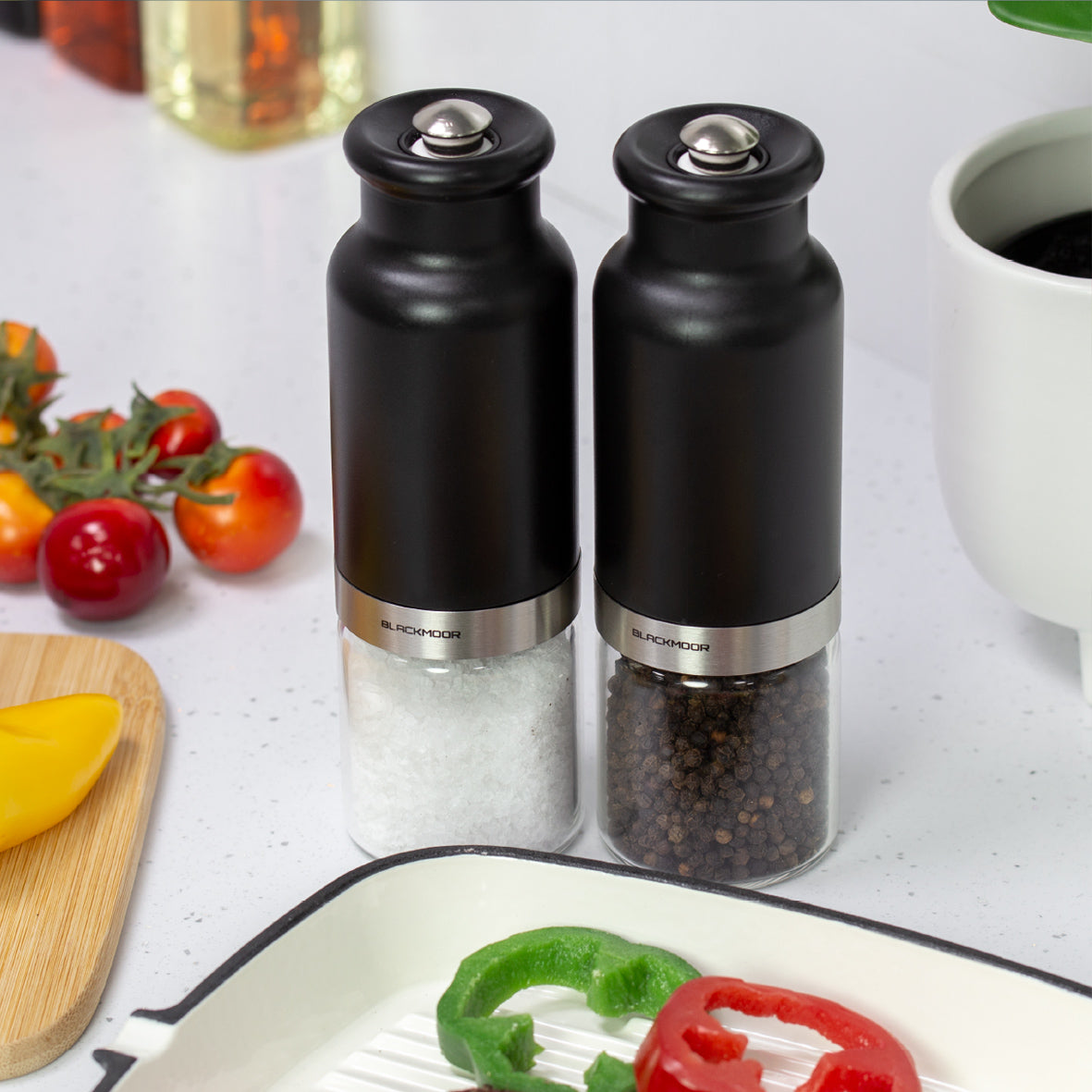 Gravity Salt And Pepper Mills - Black