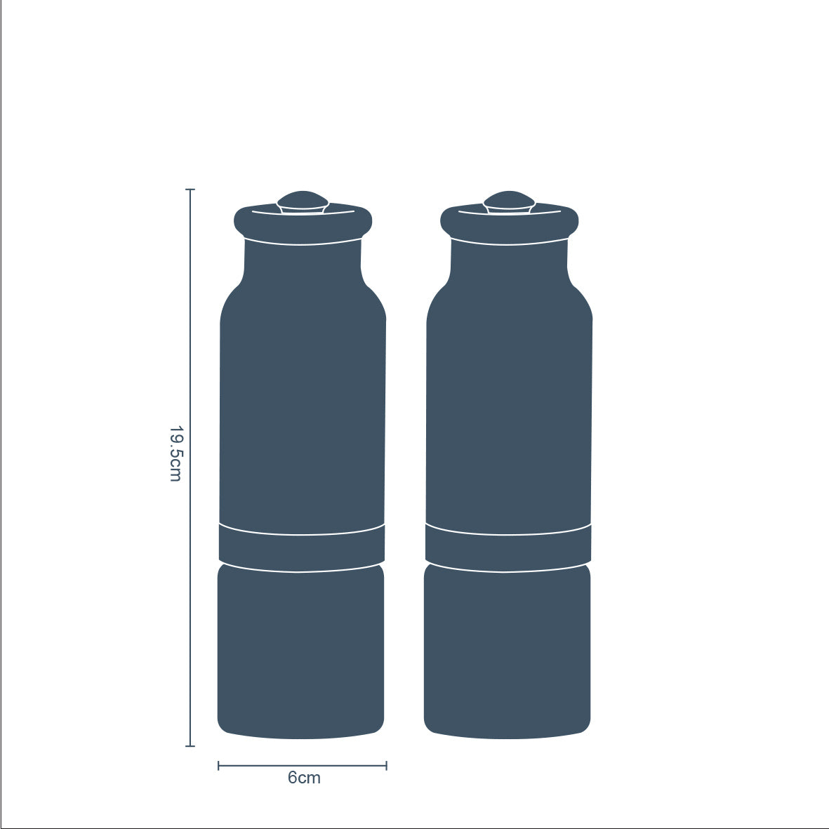 Gravity Salt And Pepper Mills - Black