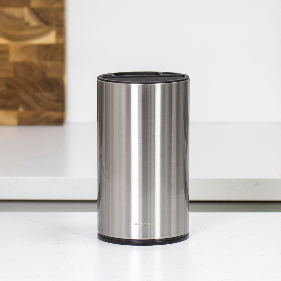 Blackmoor Home Stainless Steel Knife Block & Utensil Holder