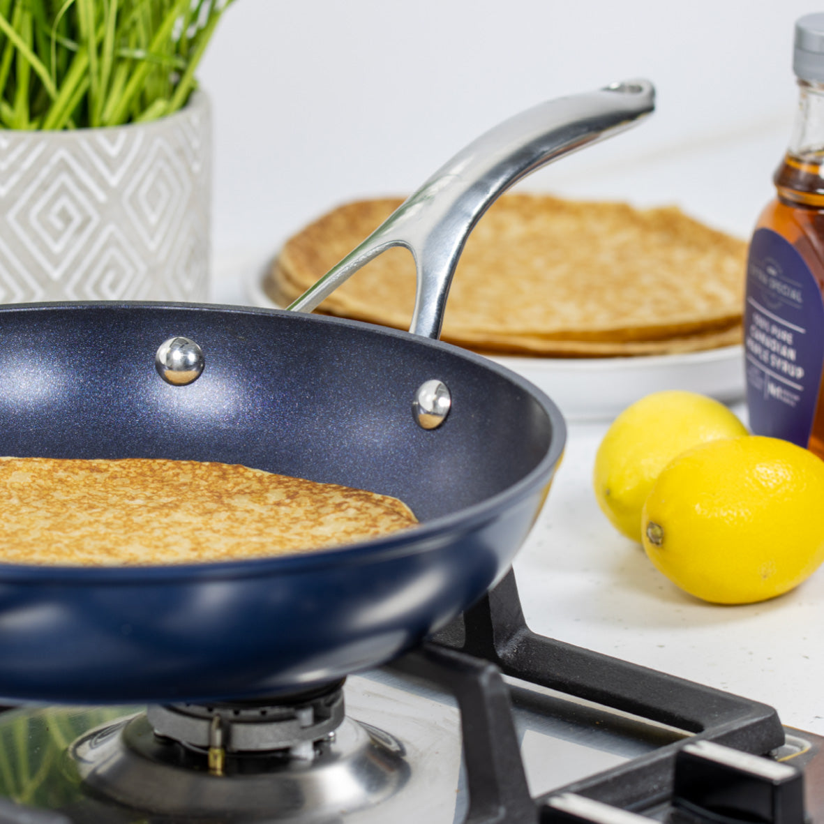 Blue Pro 24cm Non Stick Frying Pan