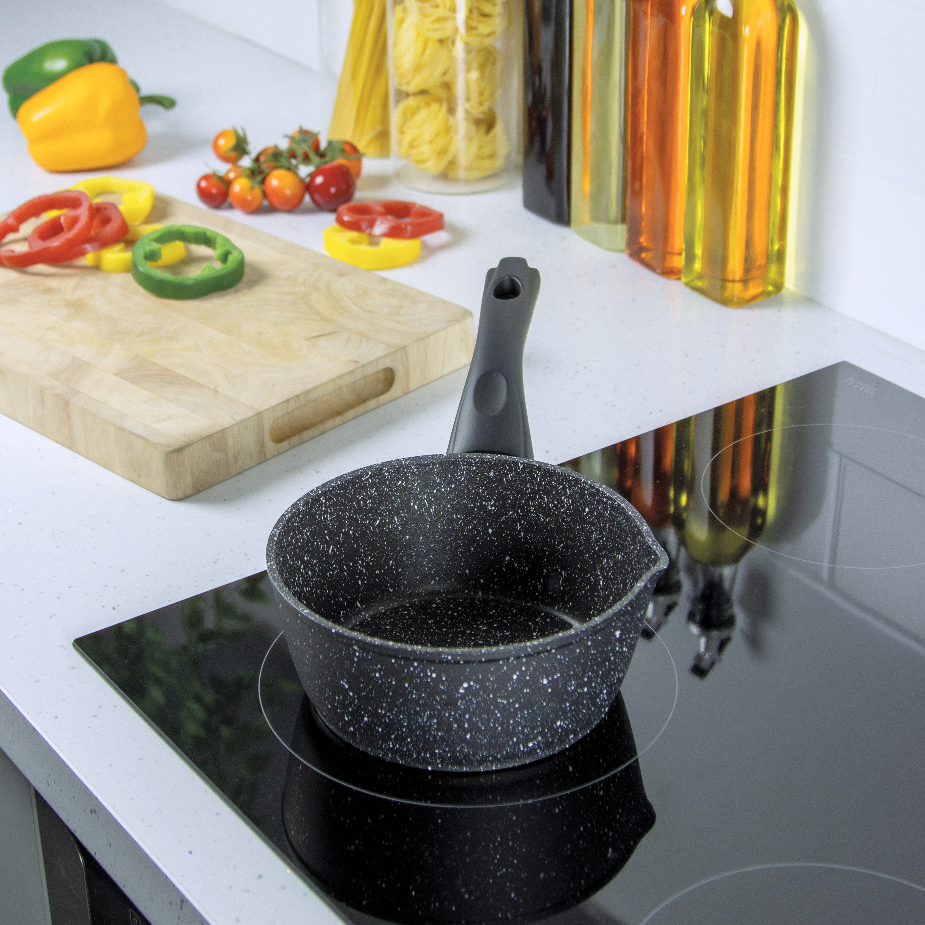 Classic 4-Piece Black Non Stick Pan Set