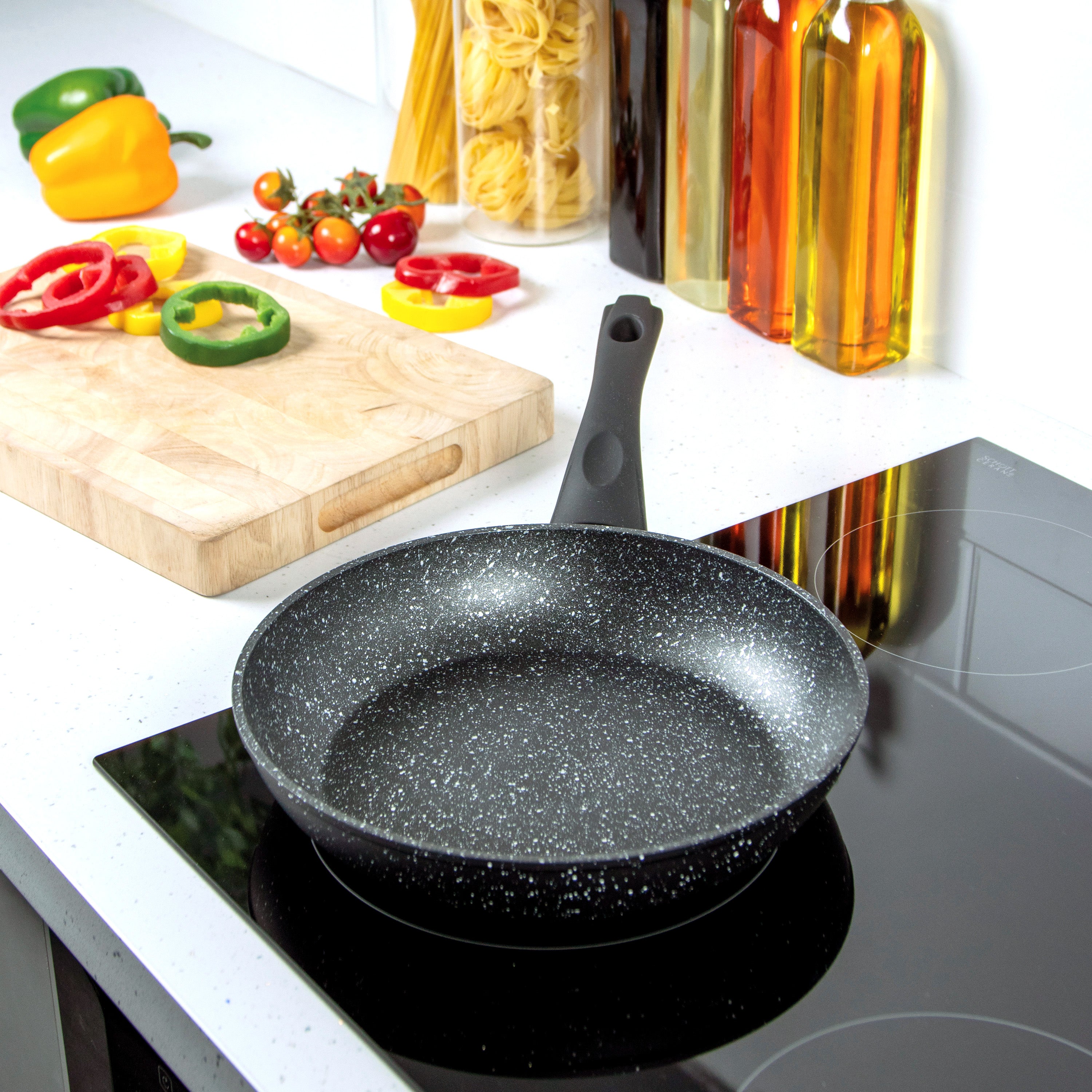 Classic 3-Piece Black Non Stick Mixed Pan Set