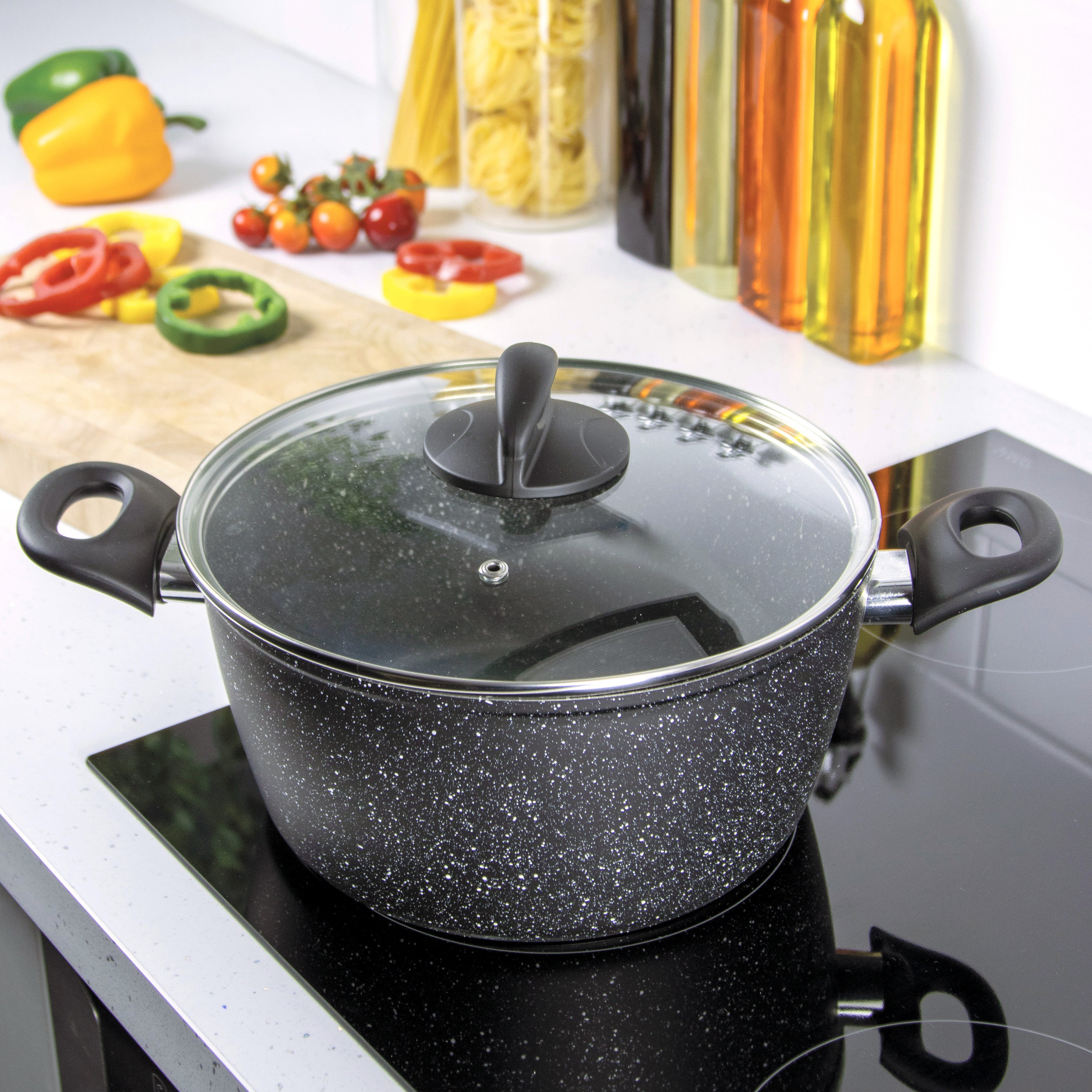 Classic 3-Piece Black Non Stick Mixed Pan Set