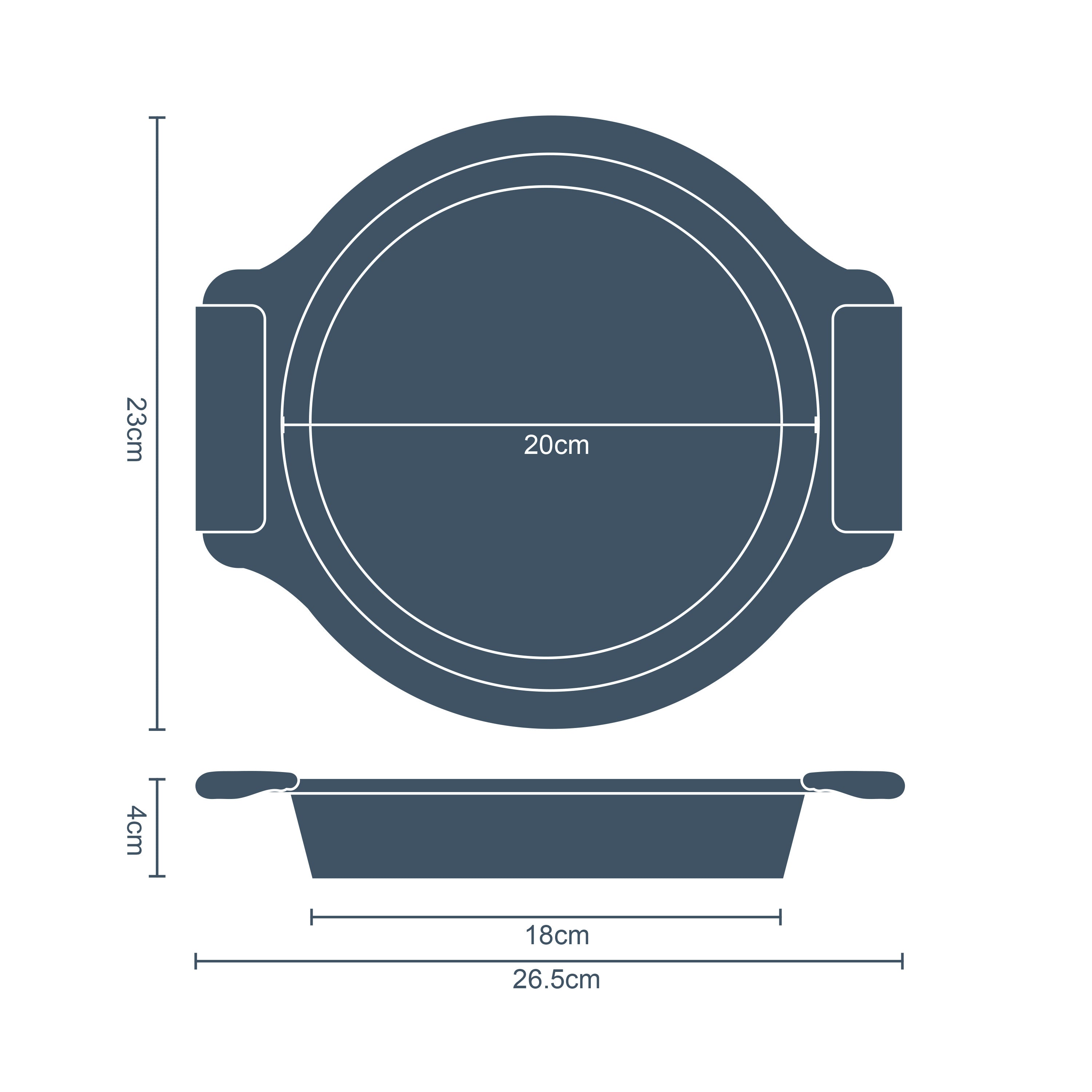 26cm Round Bakeware Tin